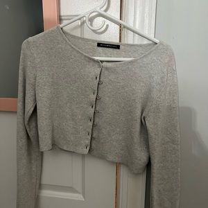 Brandy Melville grey cropped sweater